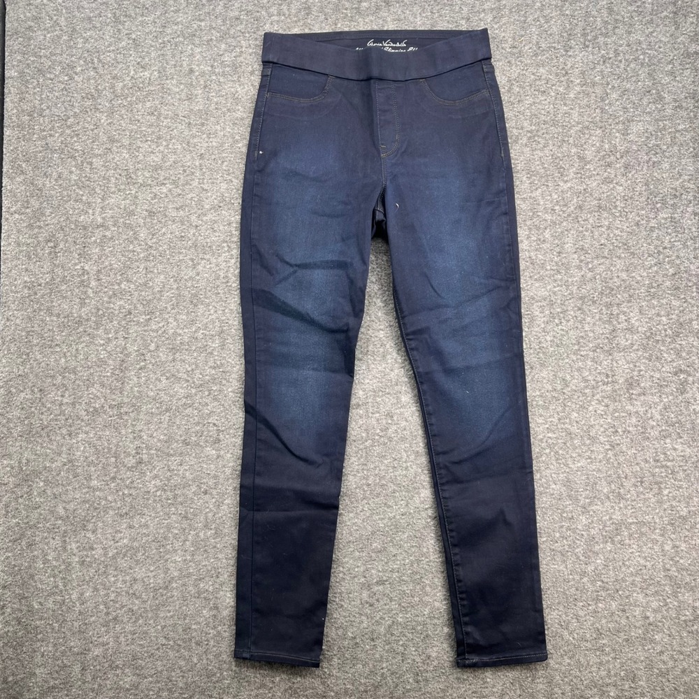 Gloria Vanderbilt Womens All-Around Slimming Effect Pull-On Jeggings Blue Size 8